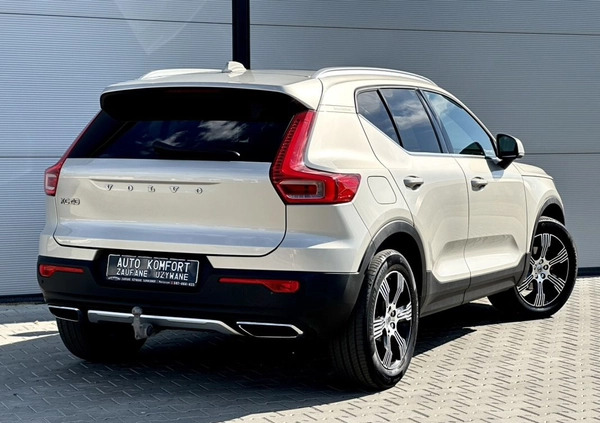 Volvo XC 40 cena 108999 przebieg: 189856, rok produkcji 2019 z Międzylesie małe 781
